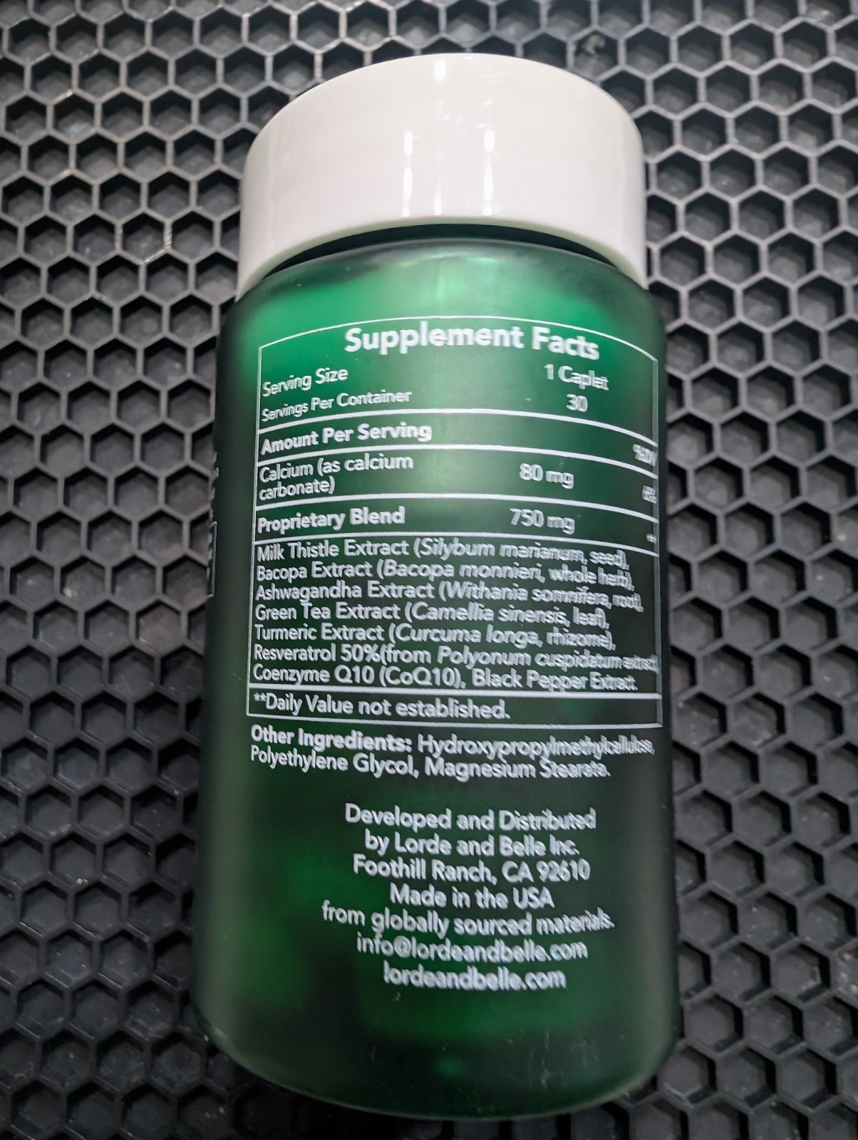 Lorde + Belle LB Optimizer 3.0 – NRF2 Activator – Antioxidant Herbal Blend – 30