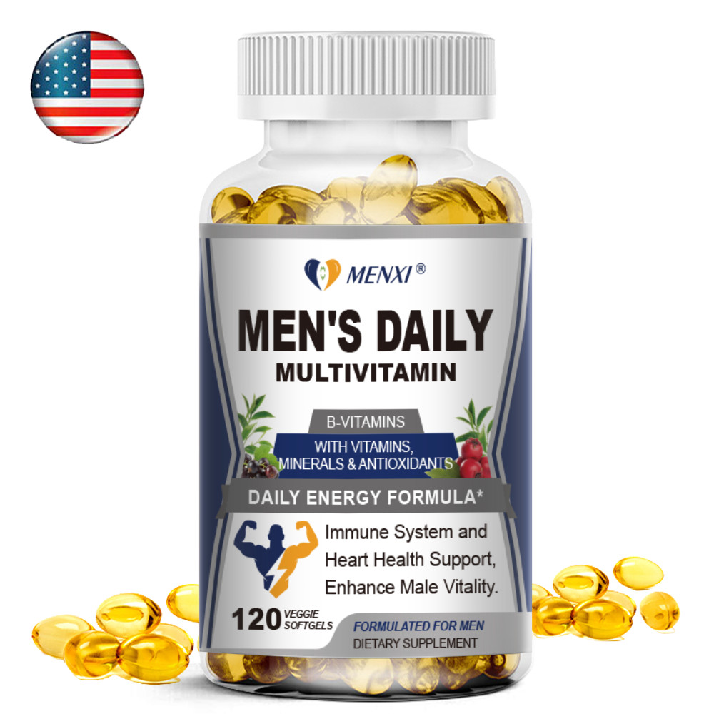 2Packs Multi Vitamin for Men 120ct Mens Prostate Multivitamin Multimineral Daily