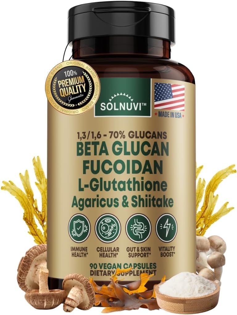Beta Glucan & Fucoidan Brown Seaweed Extract – Immune, Cellular, Aging Support