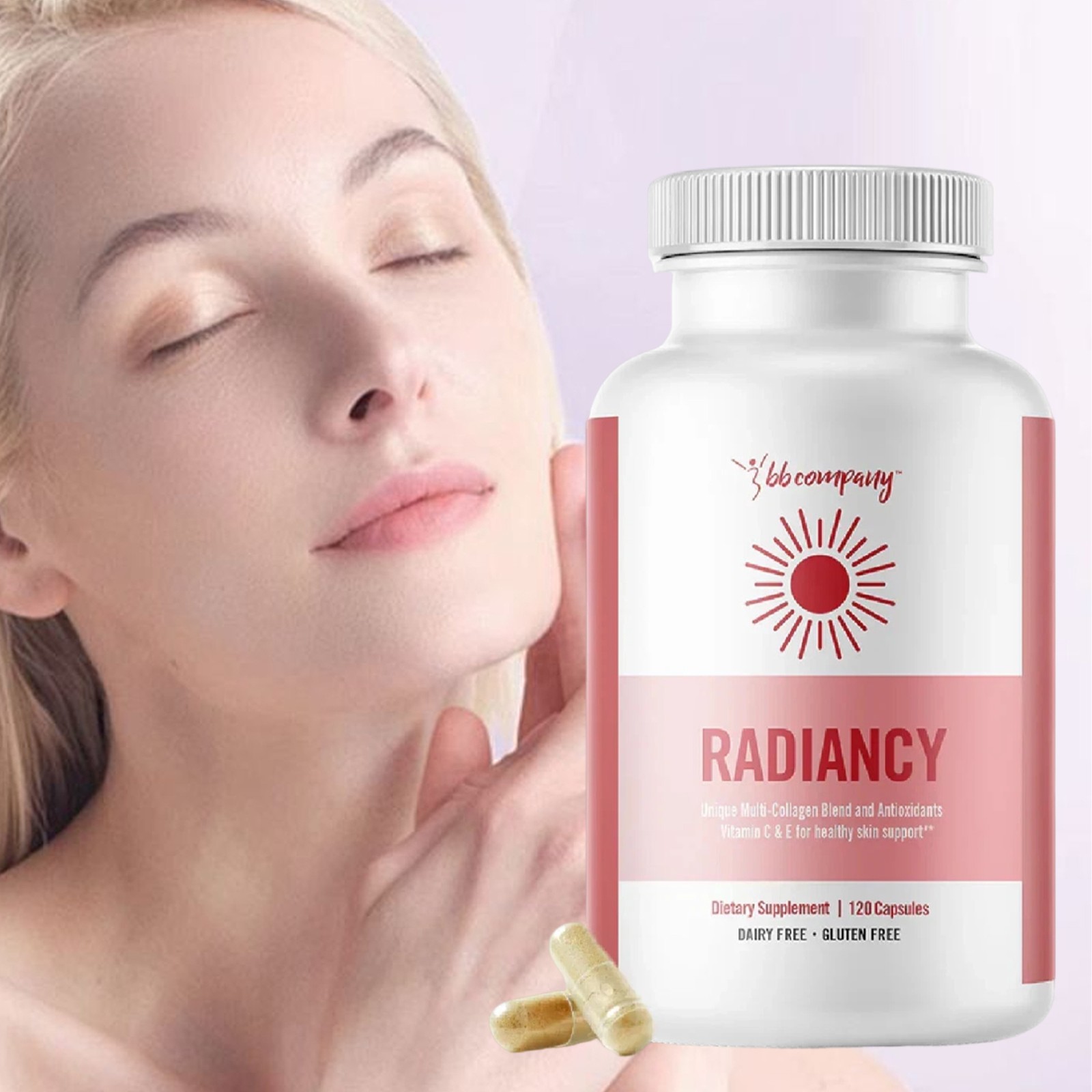 RADIANCY VAGINAL Probiotic & Collagen Blend Feminine Health Anti|Aging 120 Caps