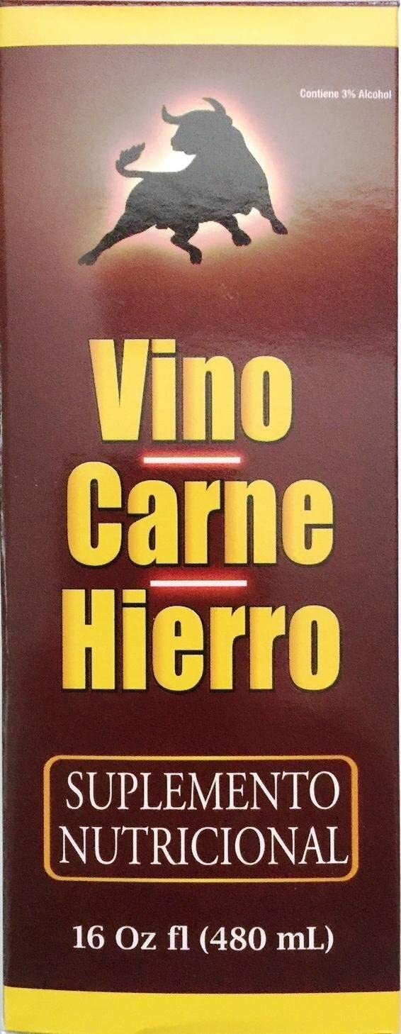 Vino Carne Hierro 16 Fl oz.