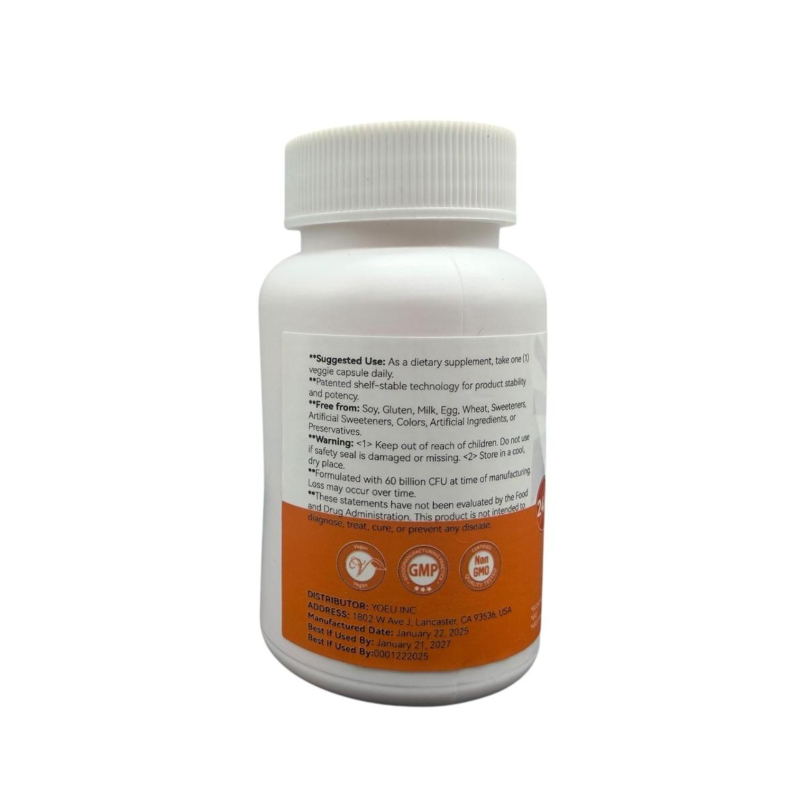 Nature’s Recipes Probiotic 50 Billion 90 Tablets Compare to Align Exp 01/27