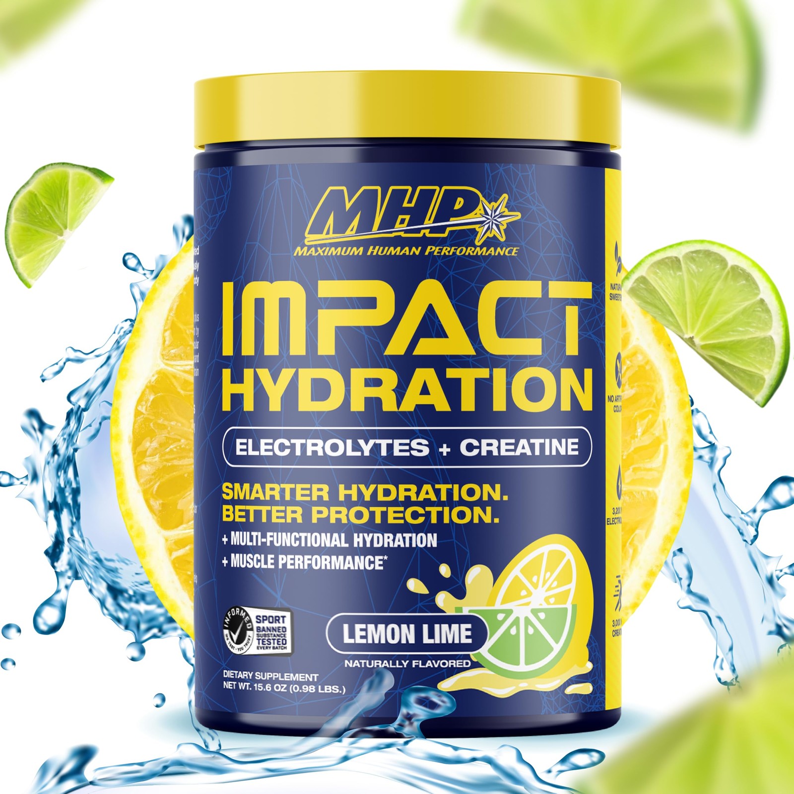 Maximum Human Performance Mhp Impact Hydration Electrolyte Creatine Sports
