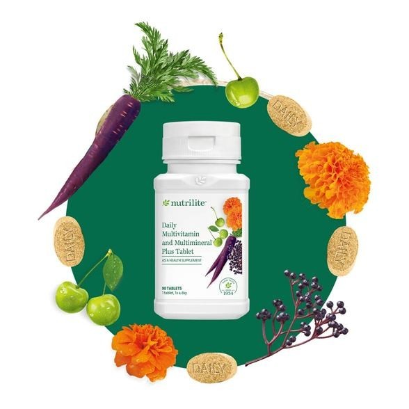 NUTRILITE Daily Multivitamin and Multimineral Tablets 90 Tabs EXP 05/2027 AMWAY