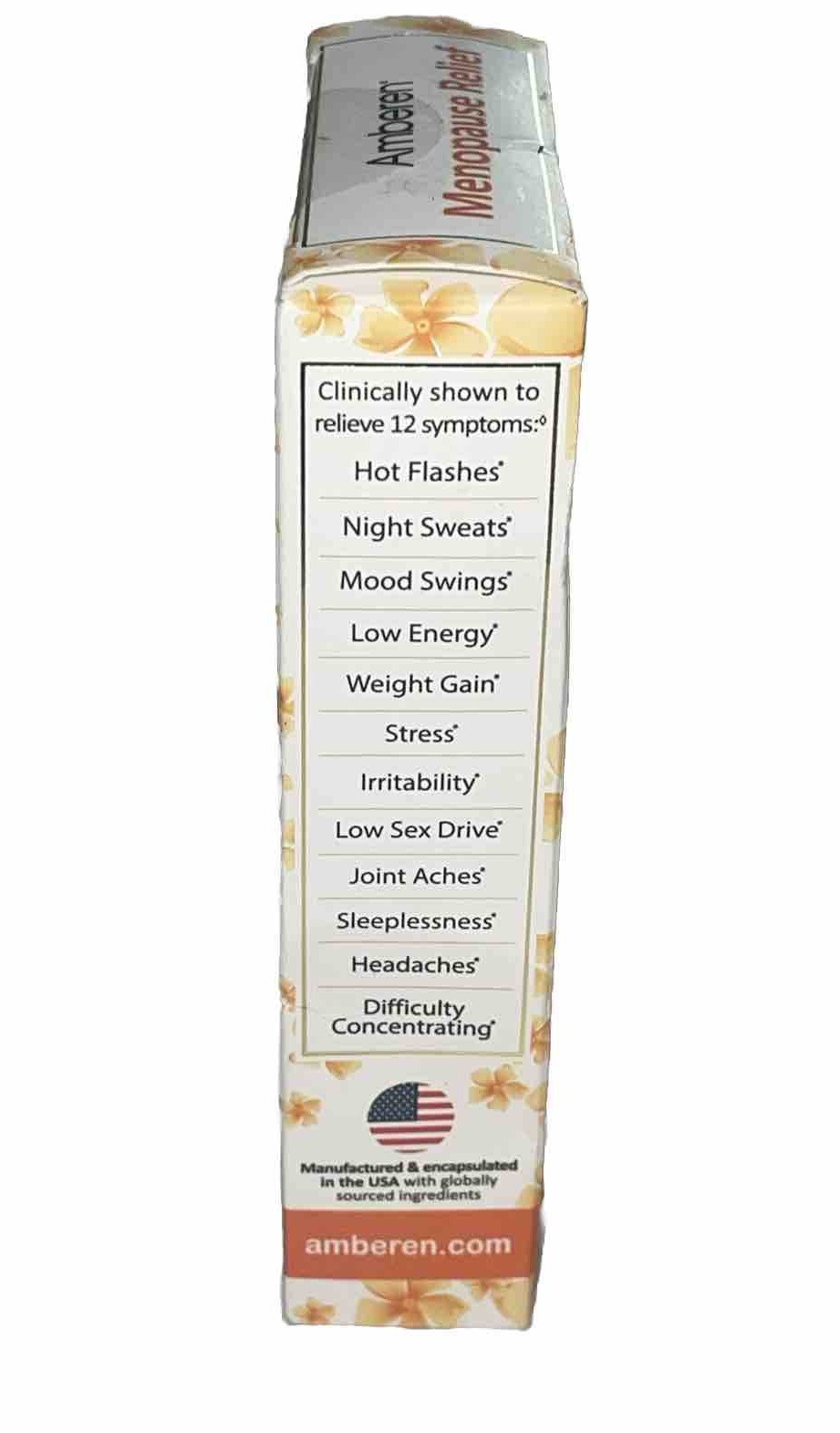 Amberen Menopause Relief Capsules 60-Count Expiration: 10/2025