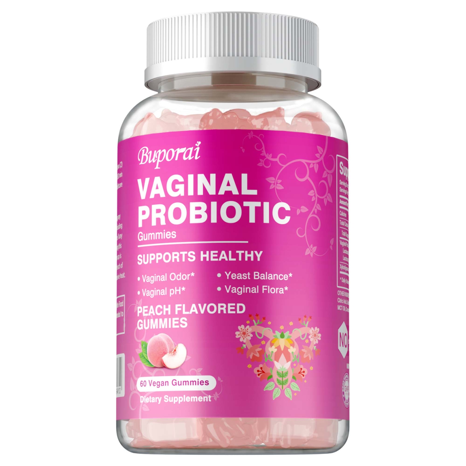 Vaginal Probiotic Gummies -Promotes Healthy Vaginal Odor and Balances Vaginal PH