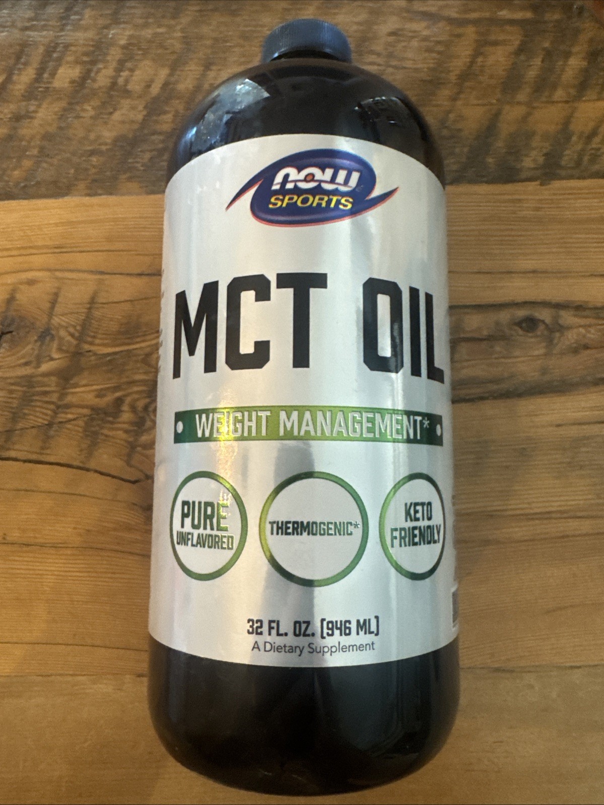 NOW FOODS MCT Oil Liquid 32 fl oz Exp 11/2029