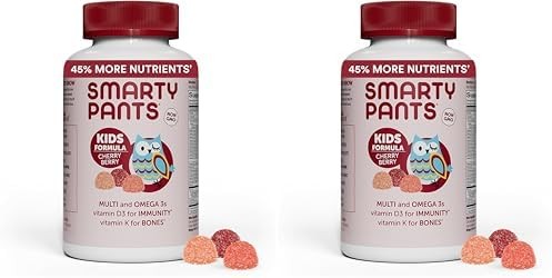 SmartyPants Kids Multivitamin Gummies with Omega 3 DHA/EPA, Vitamins D3, C,