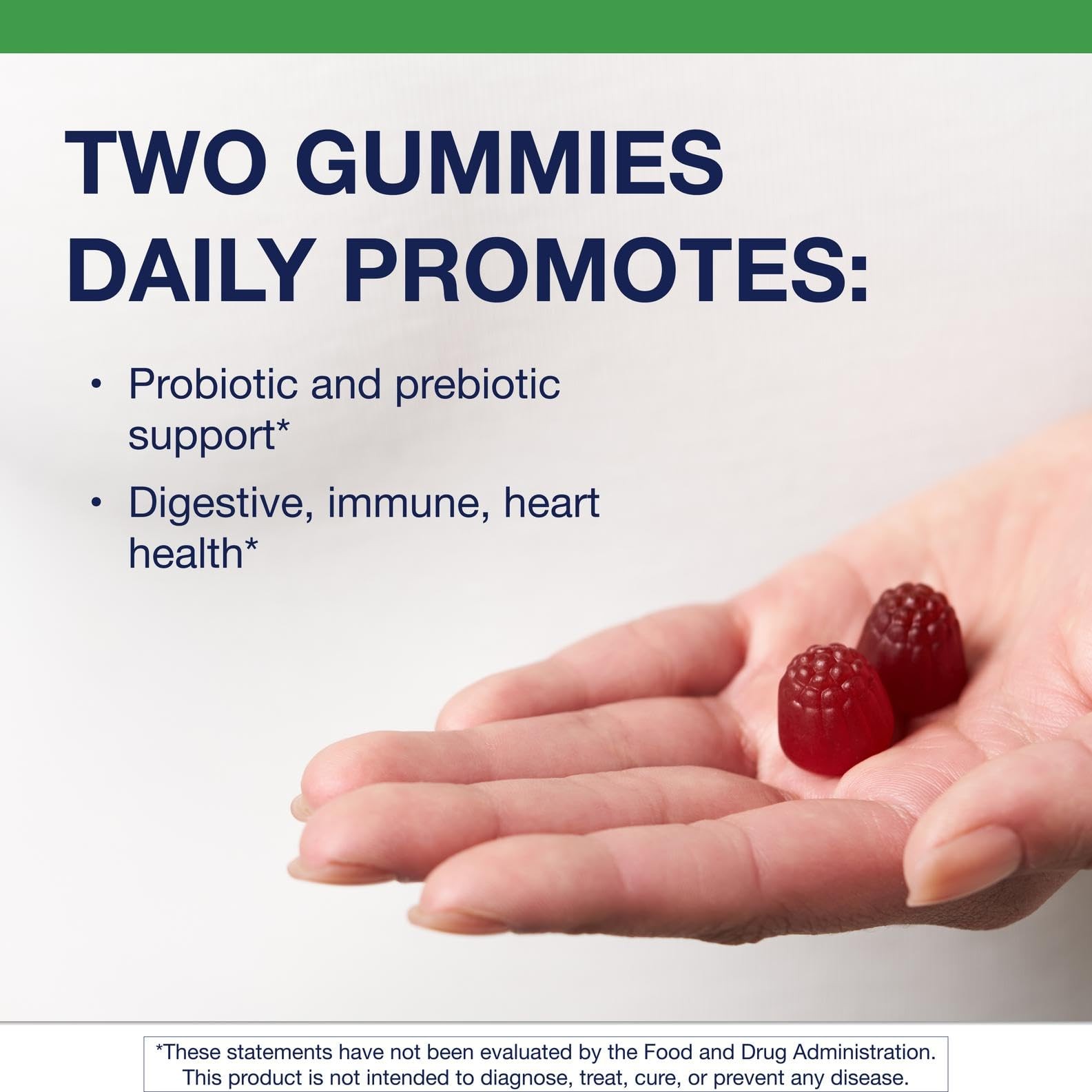 Probiotic Gummies 3 in 1 Daily Gut Health 60 Count Metagenics UltraFlora Adults