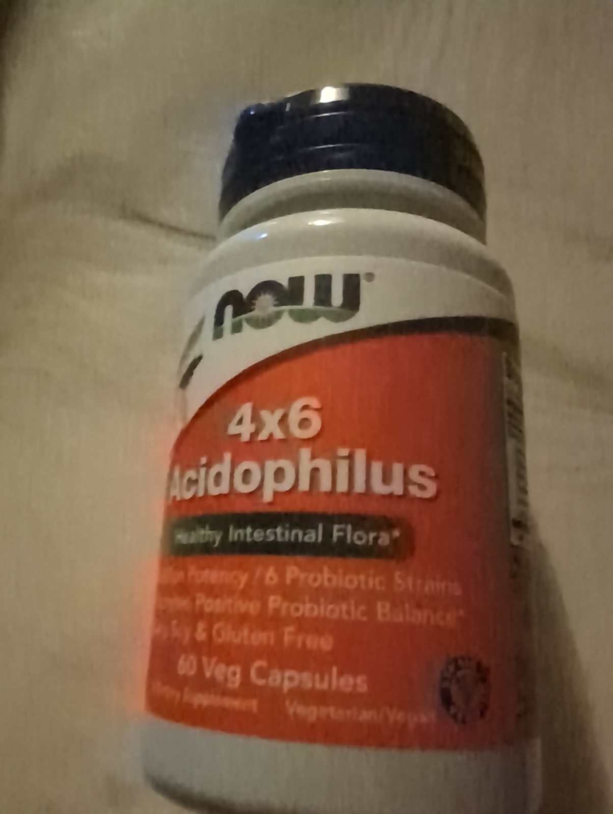 NOW, 4X6 ACIDOPHILUS 60 VCAPS