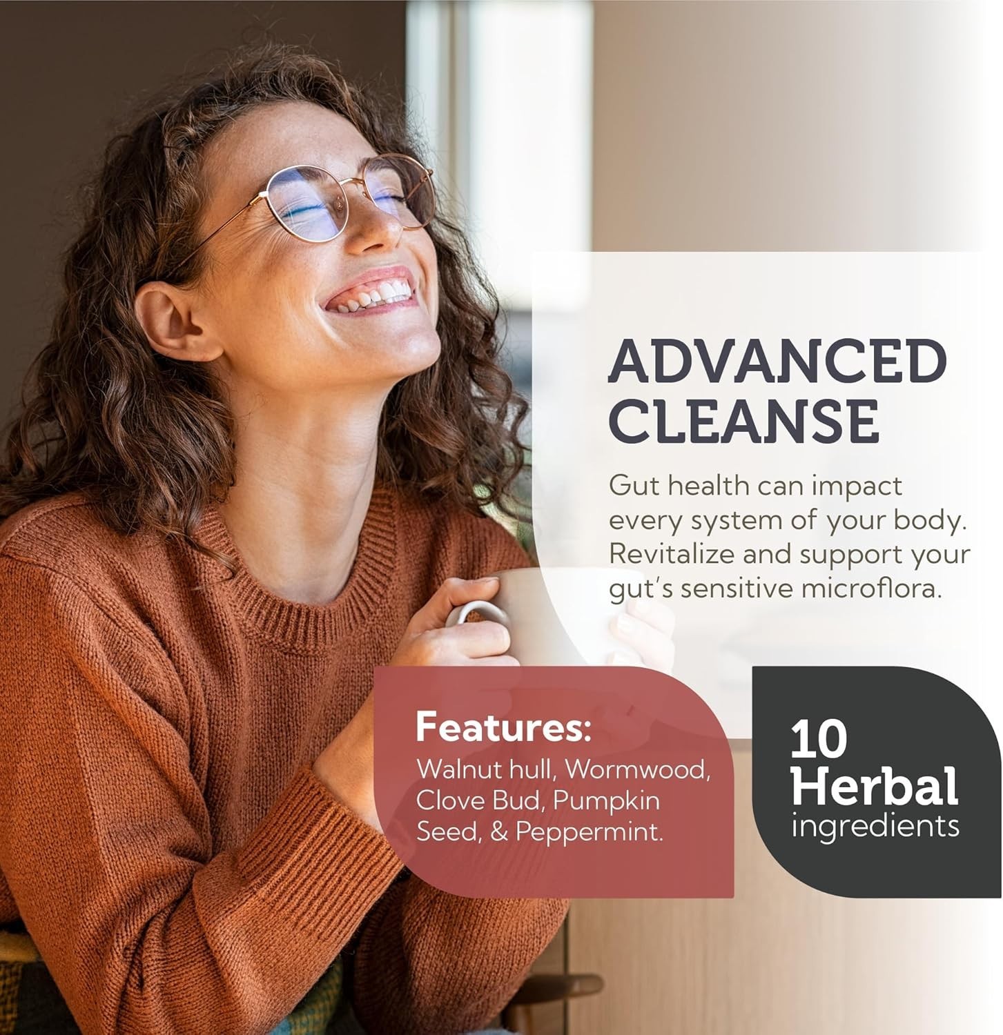 Digestive Support Herbal Drops Natural Gut Health Supplement 4oz