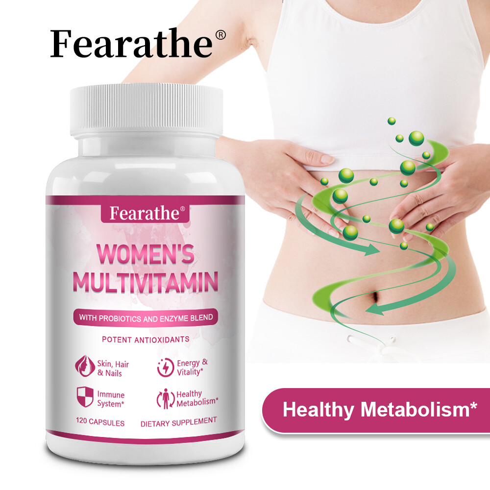 600mg Probiotic w/ Prebiotics Multi Fiber Blend Supplement For Women’s Daily US