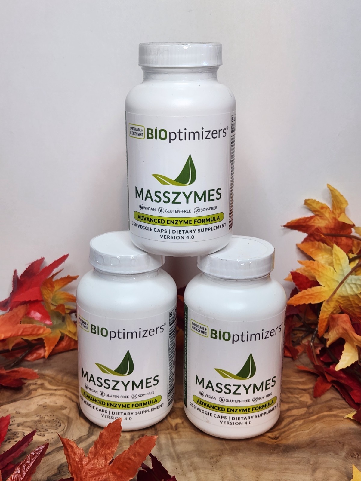 BIOptimizers MassZymes Complete Digestive Enzymes Supplement Gut Health Exp 2028