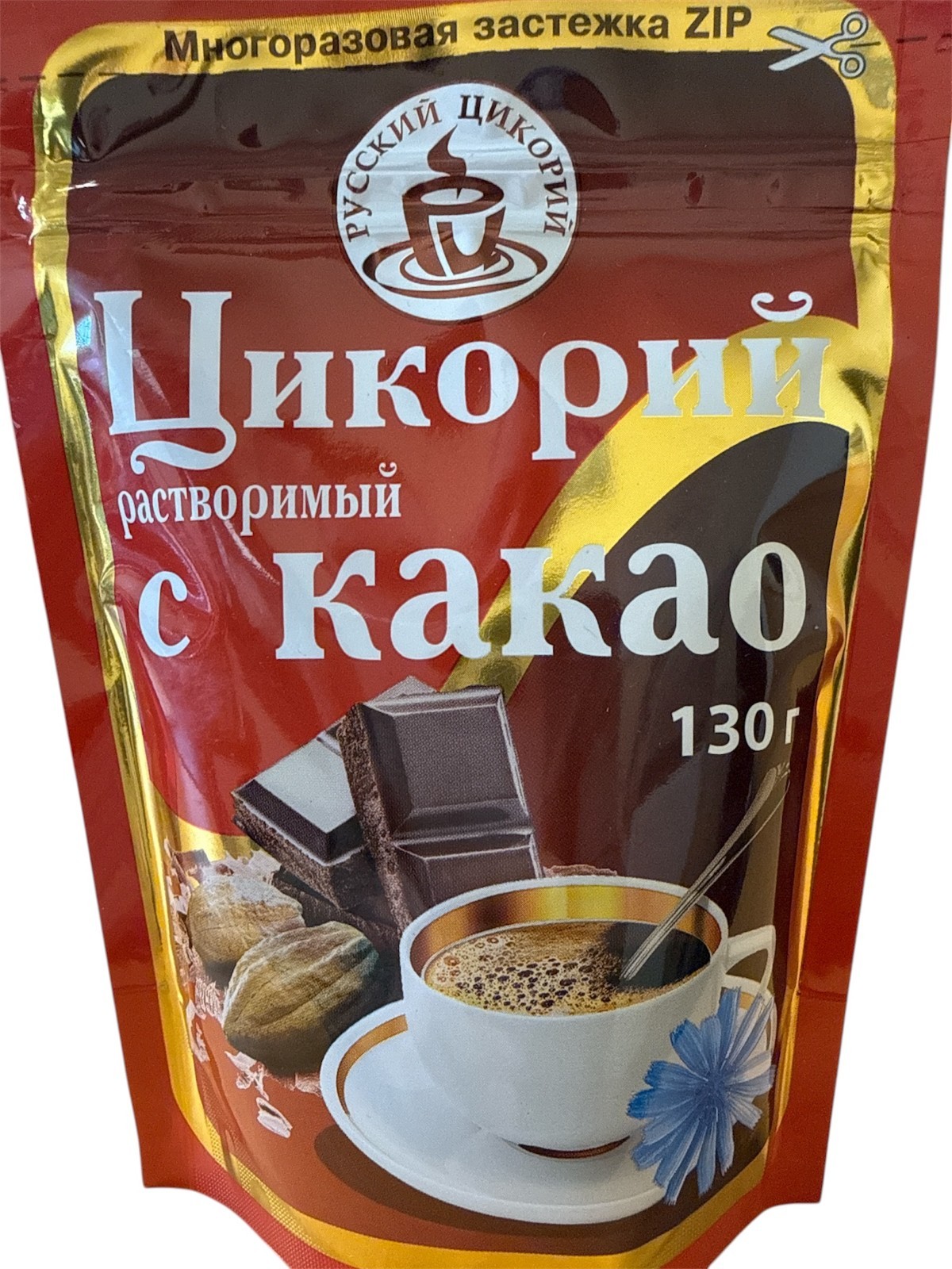 2 x Chicory Instant Powder with Cacao 130 g (Zip) – Natural Coffee Substitute