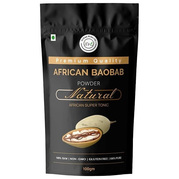 Urban Prakriti African Baobab Powder 100gm for the Gut Health, Immunity & Skin