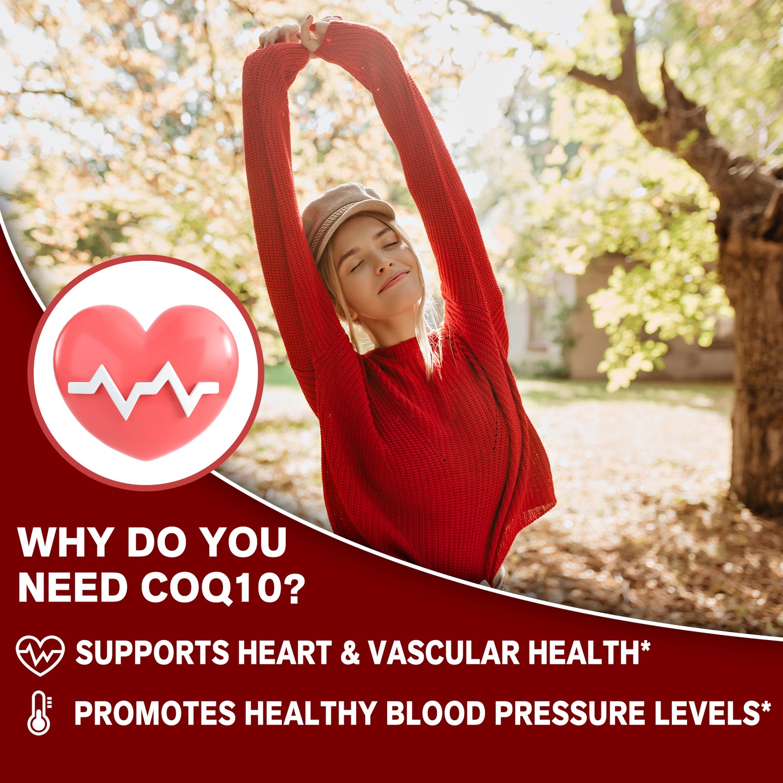 Ubiquinol CoQ10 100mg – Heart Health, Antioxidant, Blood Pressure Balance