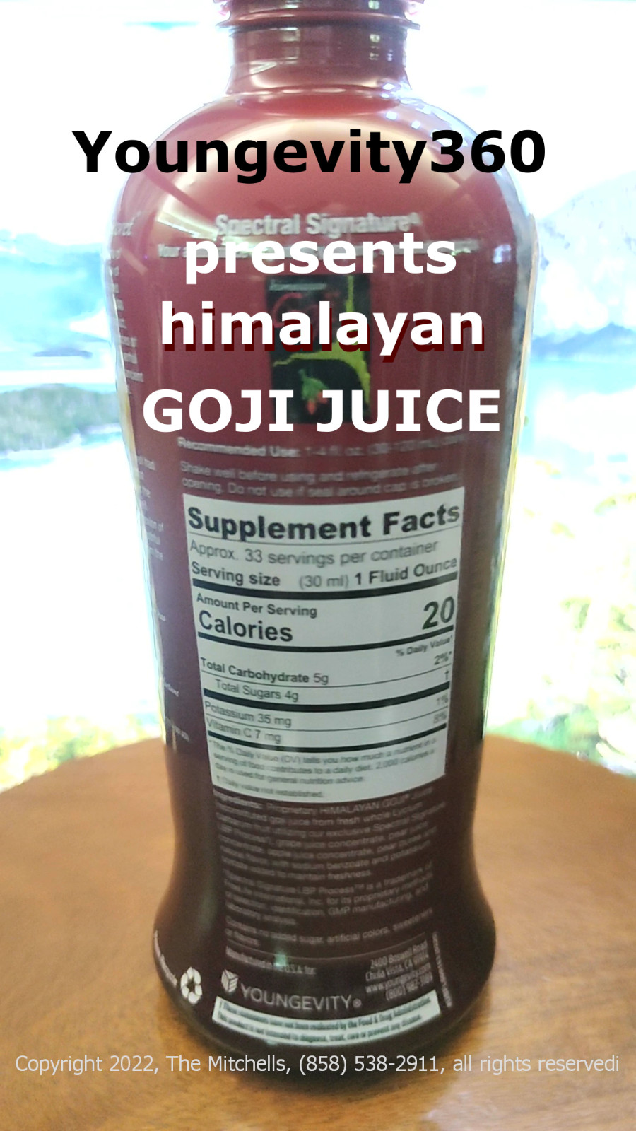 Youngevity Sirius Himalayan Goji Juice 4x, Free Shipping Wholesale