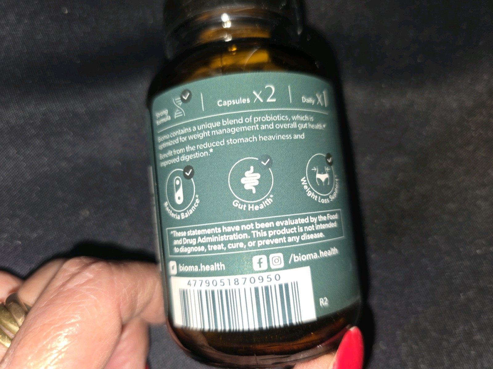 6 Bottles Bioma Probiotics Digestive Health Supplement