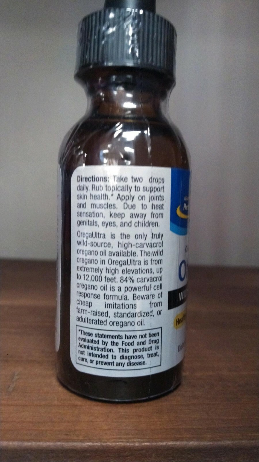 Oreganol P73 Oil of Oreganol OregaUltra 1oz 84% Carvacrol Strongest Oregano Oil