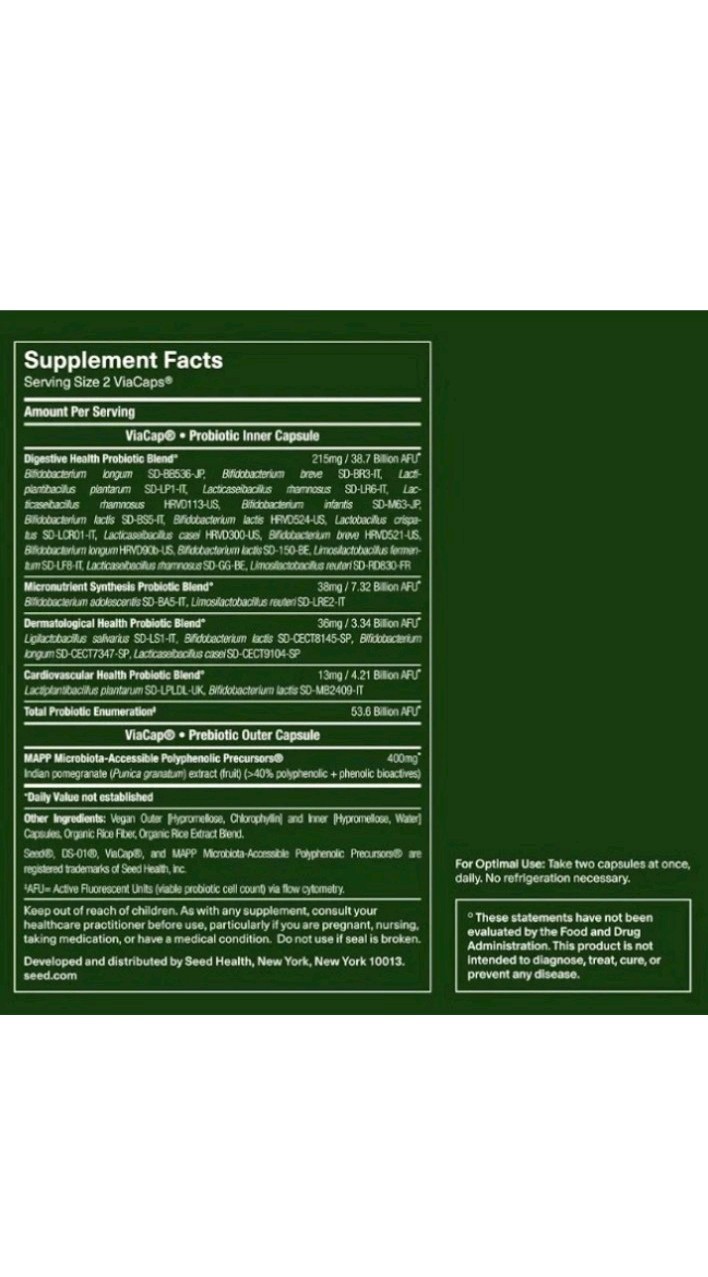 8 Boxes of Seed DS-01 Rapid Gut Recovery 14 Day Gut Reset w Probiotic Probiotic