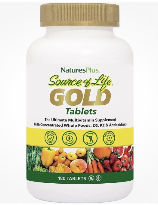 Natures Plus Source of Life Gold Multivitamin 180 Tablets