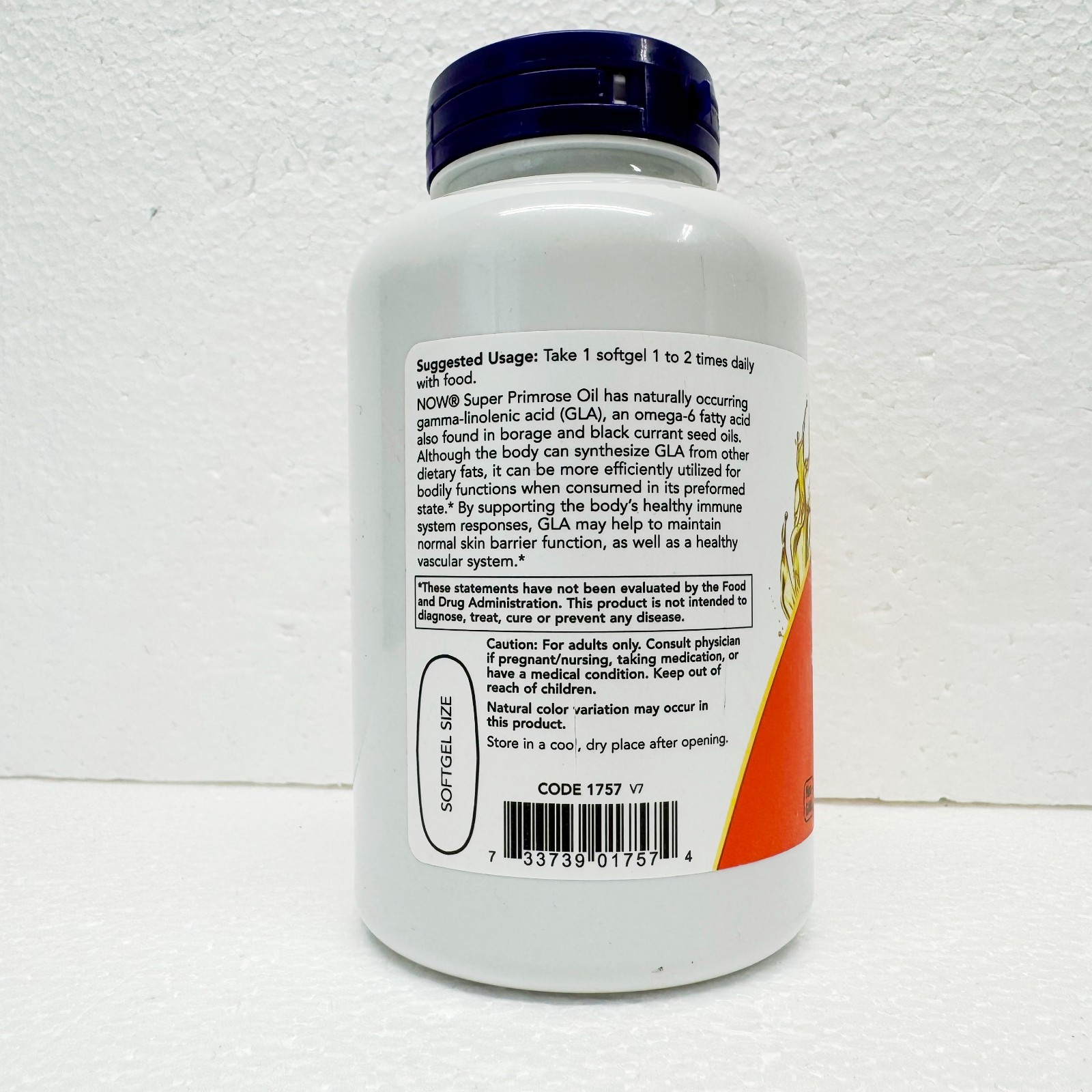 NOW Foods Super Primrose 1300mg Evening Primrose Oil 120 Softgels Women’s Health