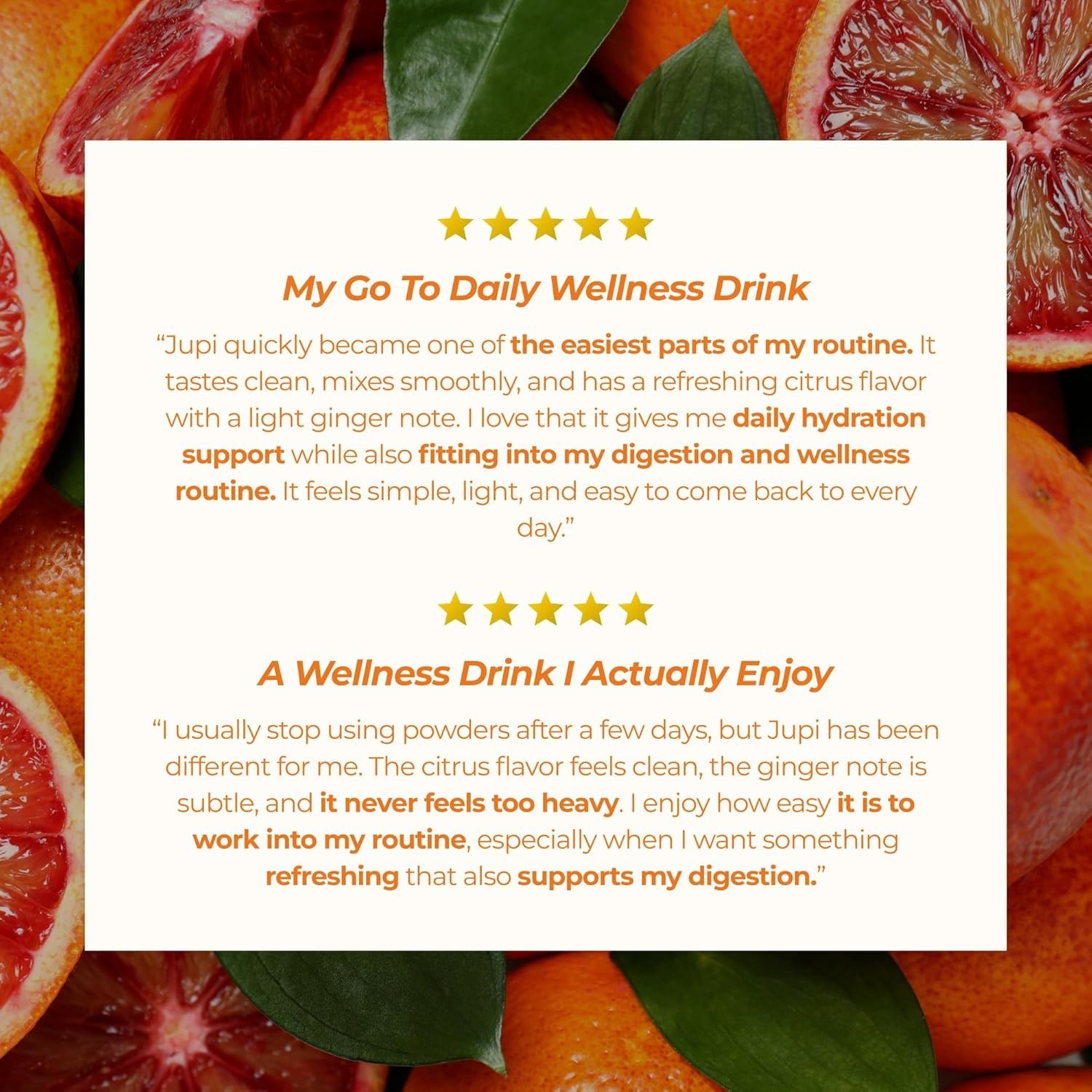 Jupi Hydration & Wellness Powder – Turmeric & Ginger shots, Vitamin C Supplement
