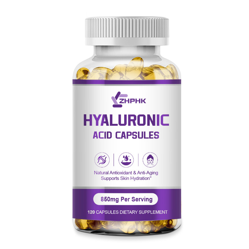 Hyaluronic Acid Capsules 850mg Per Serving (120/240/480 Vegetarian Capsules)