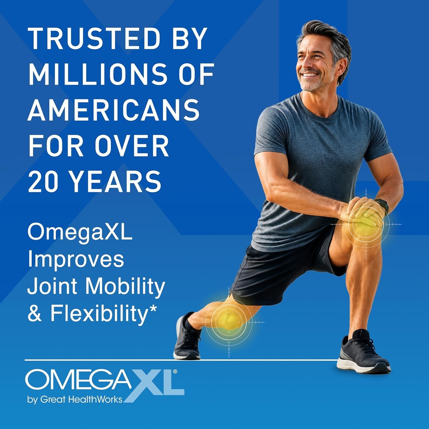 OmegaXL Joint Support Supplement Green Lipped Mussel Oil Softgels 120 Count