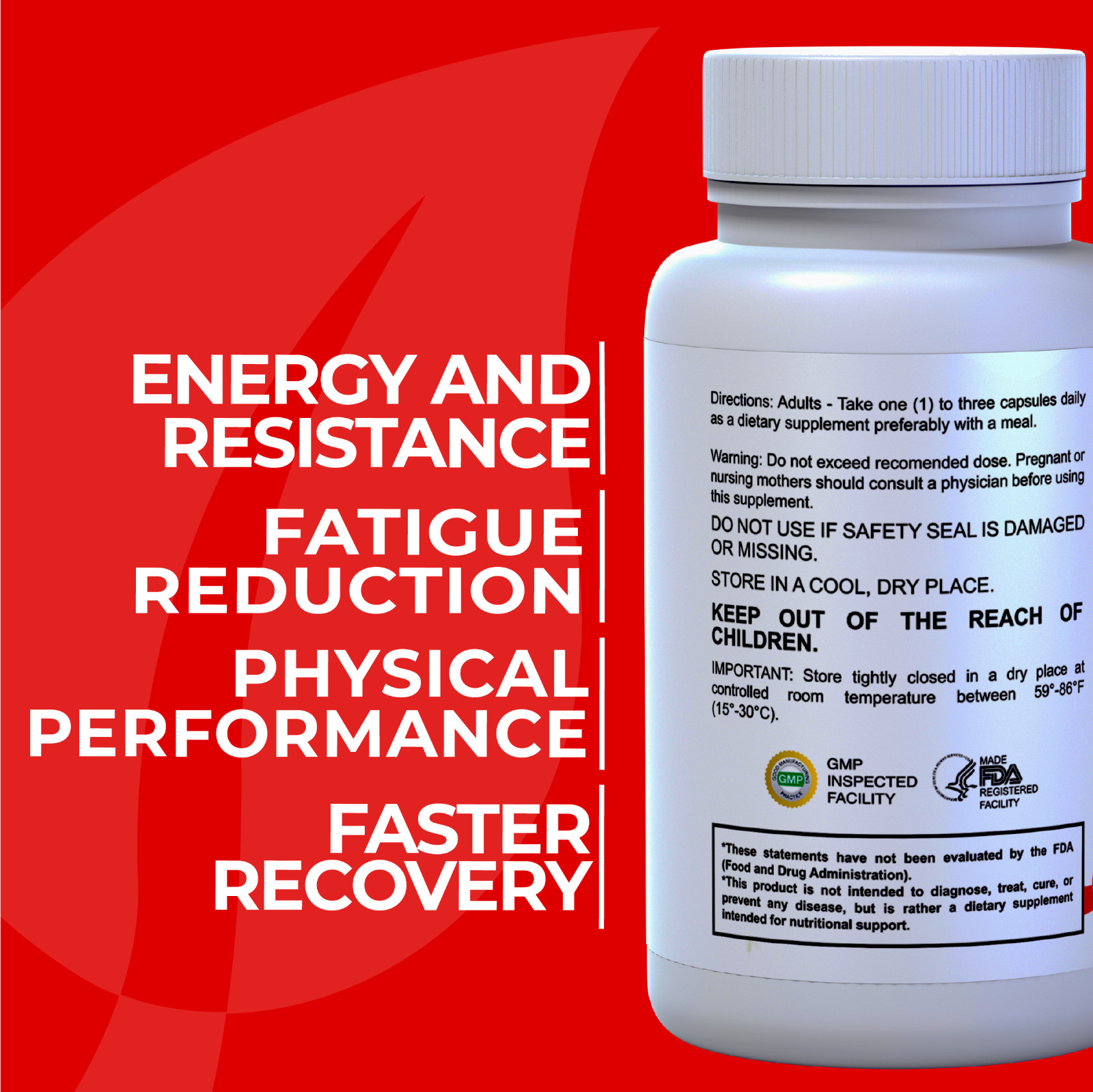 ENERGY – Energy Supplements – Preworkout – Wellness Formula – Amino Energy – 60