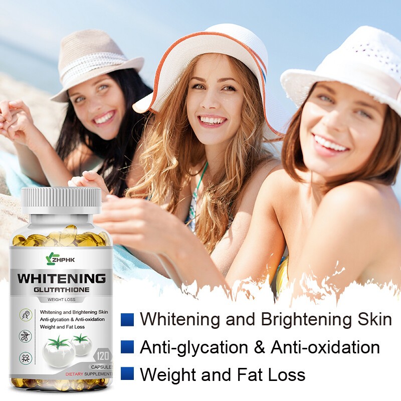500mg L-Glutathione Capsule Anti Aging Skin Whitening White Tomato Supplement