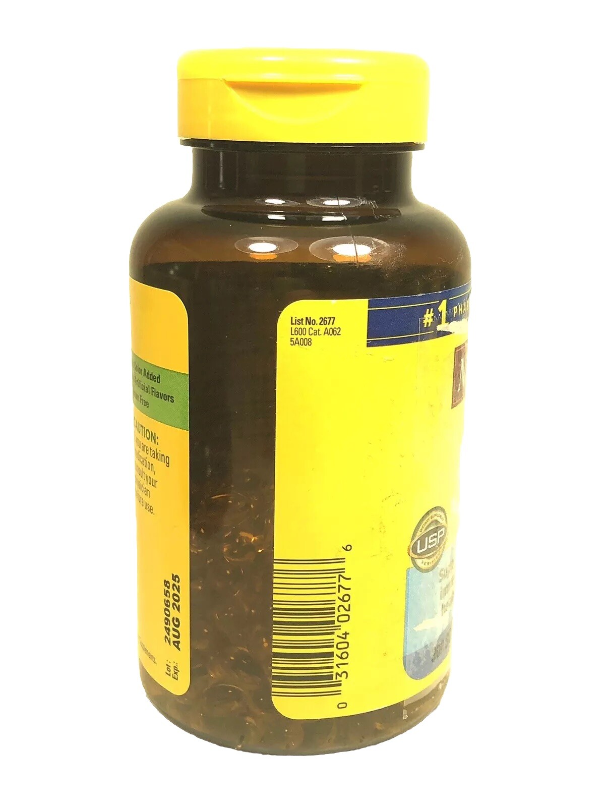 Nature Made Vitamin D3 1000 IU 25mcg Liquid Softgels – 300 Count Expires 08/2025