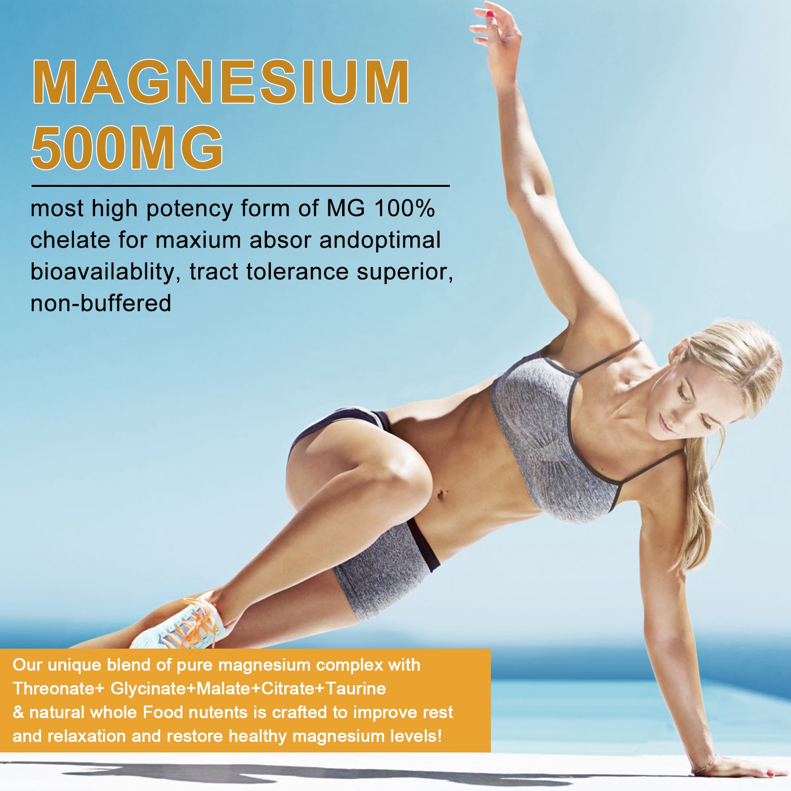 Potassium Magnesium Supplement Liquid – High Absorption Calm Magnesium Complex