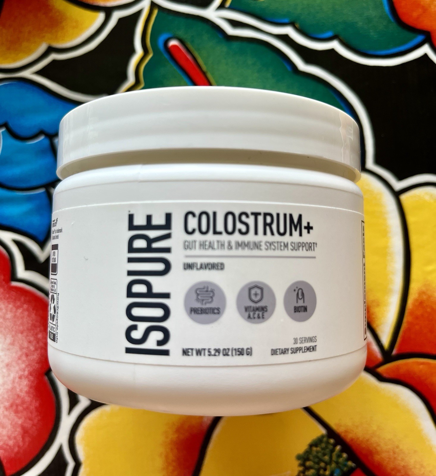 Isopure Colostrum+, Unflavored, 5.29 oz (150 g) Healthy Living