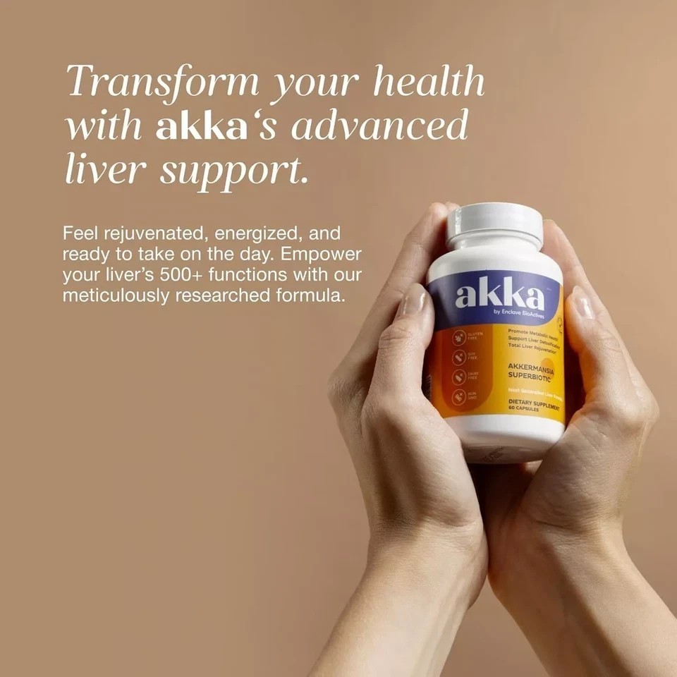 AKKA Premium Liver Cleanse Detox & Repair Superbiotic Gut Health Milk Thistle