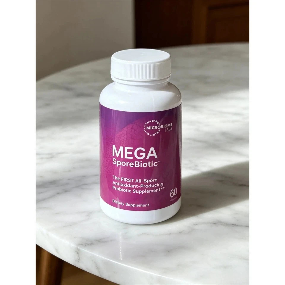 Mega SporeBiotic Probiotic ,High Potency for Microbiome Health,60 Capsules