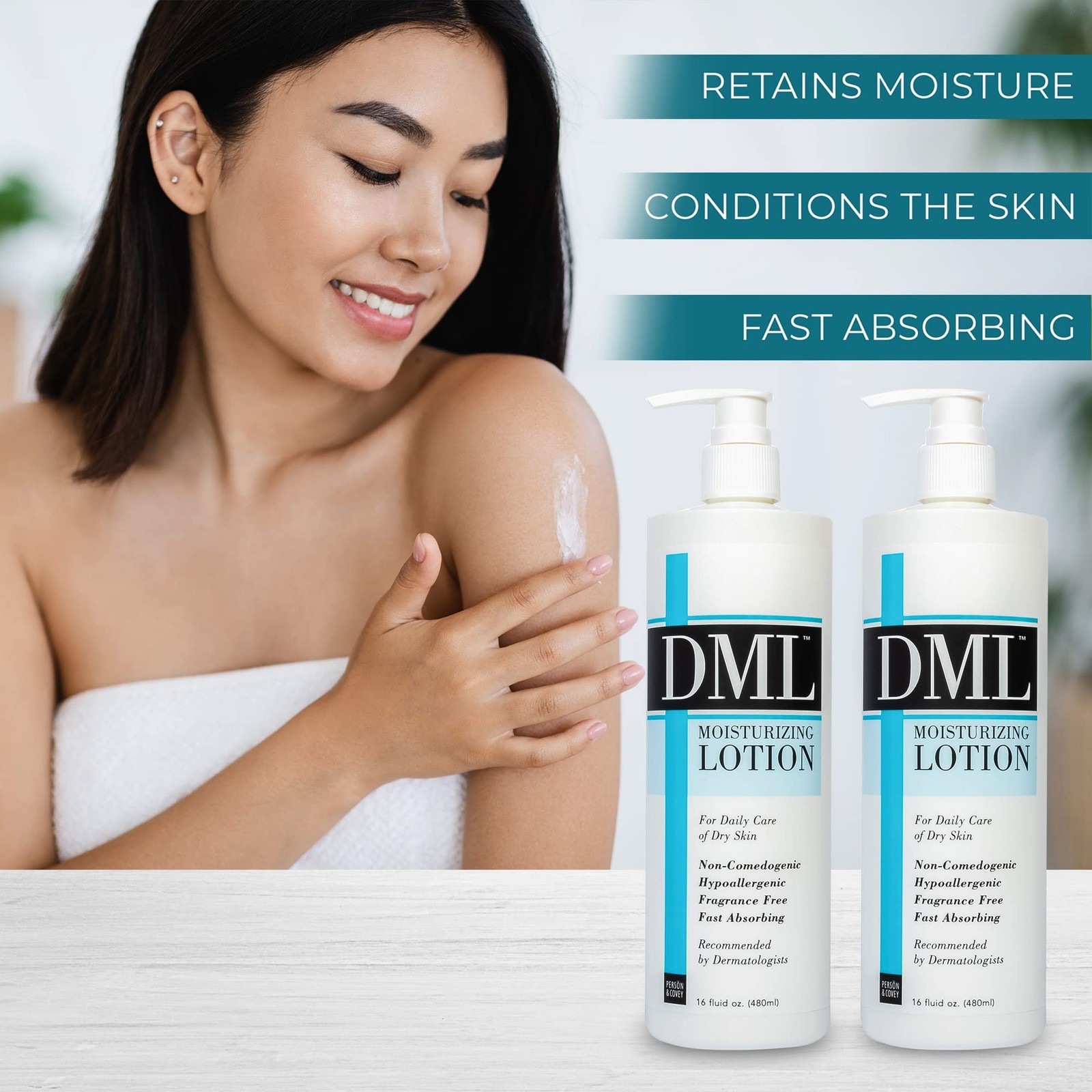 DML Moisturizing Lotion- Hydrating Hand and Body Moisturizer / Hypoallergenic…