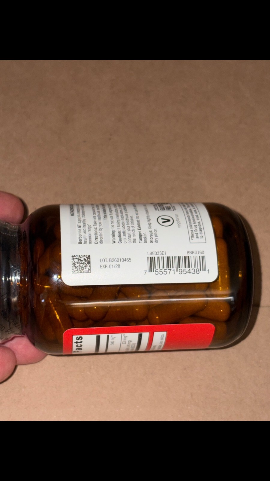Metagenics Berberine GT 60 Capsules EXP 01/2028