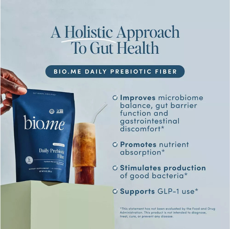 BIO.ME DAILY PREBIOTIC FIBER 30 Servings UNFLAVORED