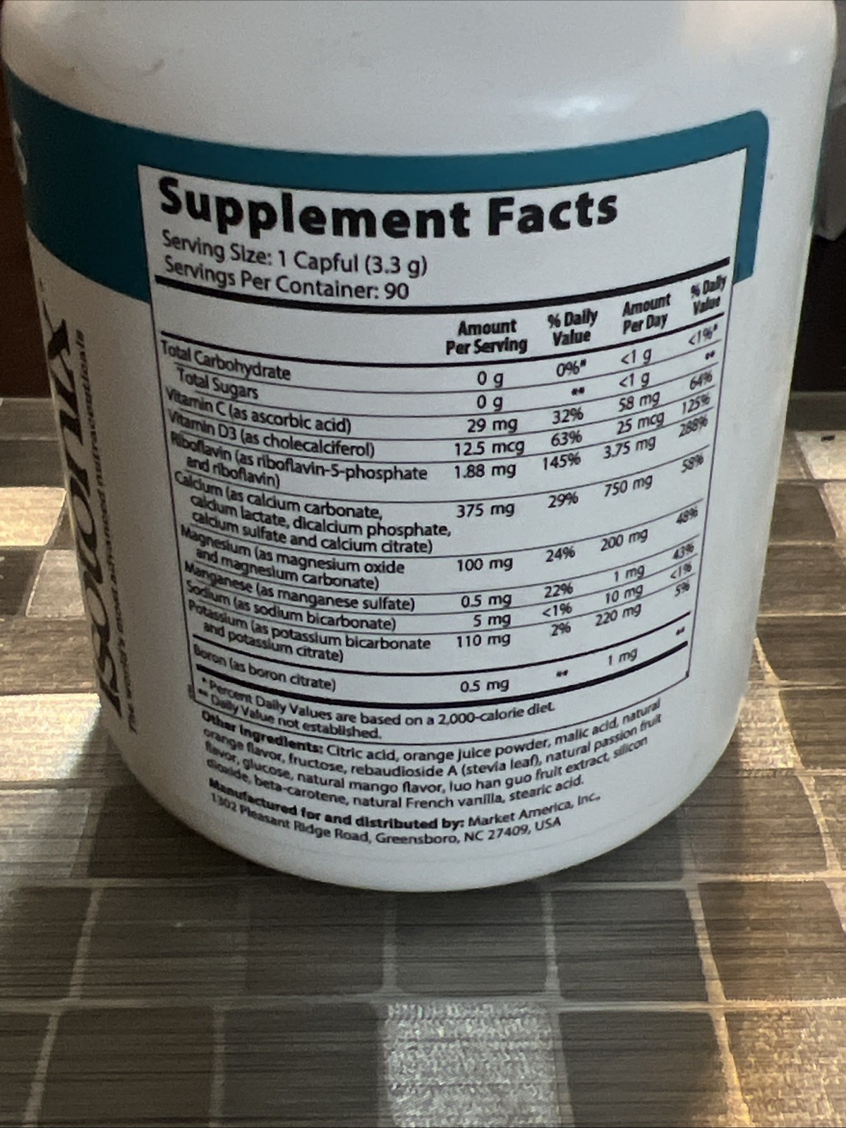 Isotonix Calcium Plus Bone Muscle Nerve Health Supplement 90 Servings New 10.6oz