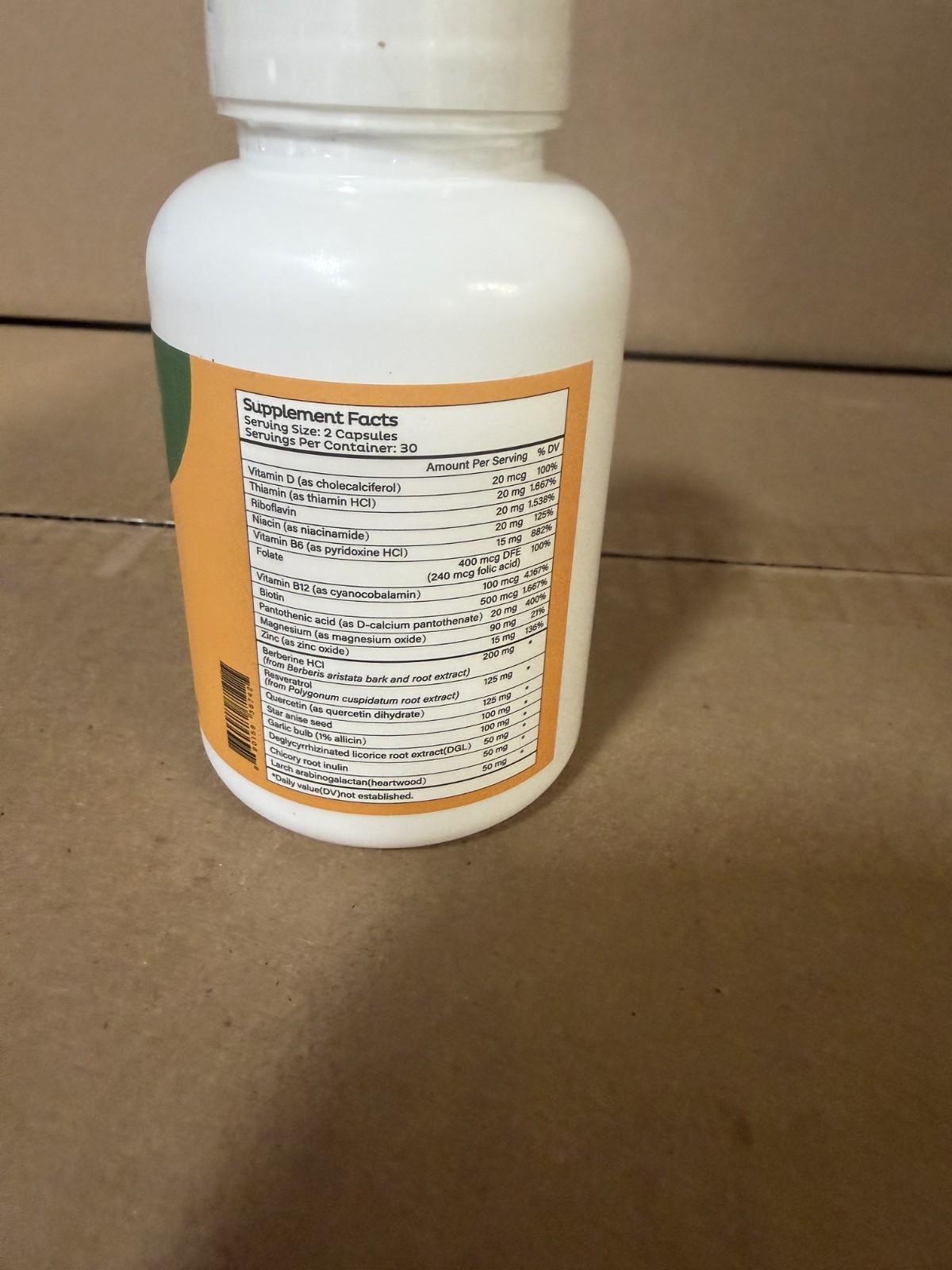 Emma Gut Health Digestive Supplement Gas Bloating Constipation Relief 60 Caps