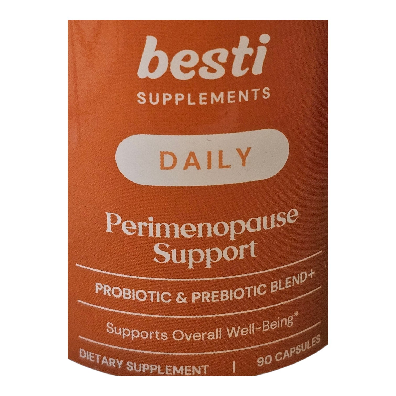 Besti Daily Perimenopause Support Probiotic Prebiotic Blend 90 Capsules Women