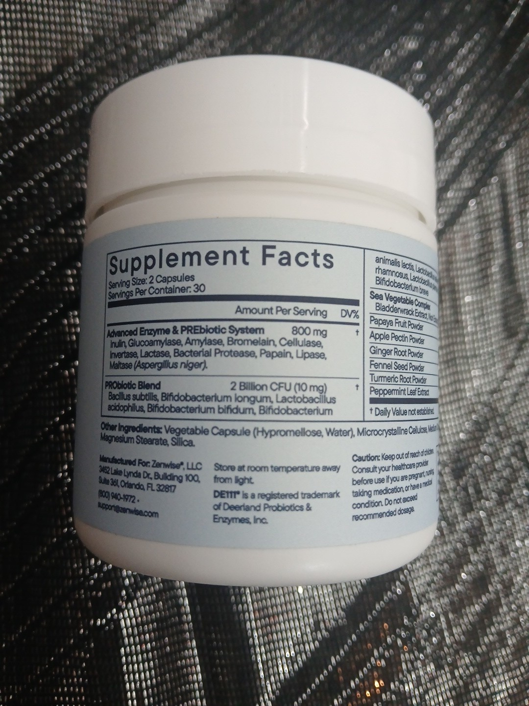 Zenwise Daily Prebiotic Fiber + Probiotics | Total Gut Support | 150g