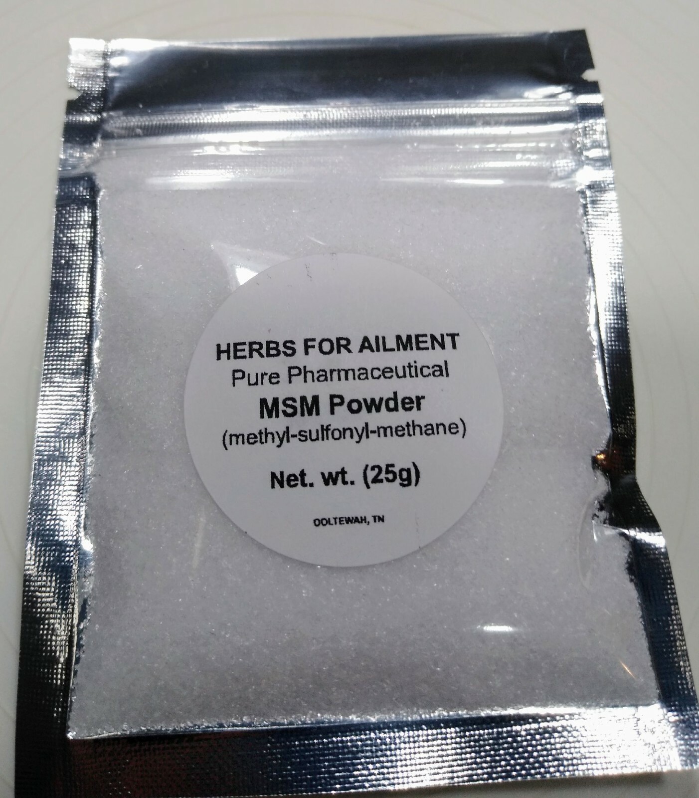 Organic Sulfur Crystals MSM 100% Pure-JOINT PAIN, ARTHRITIS RELIEF Potent
