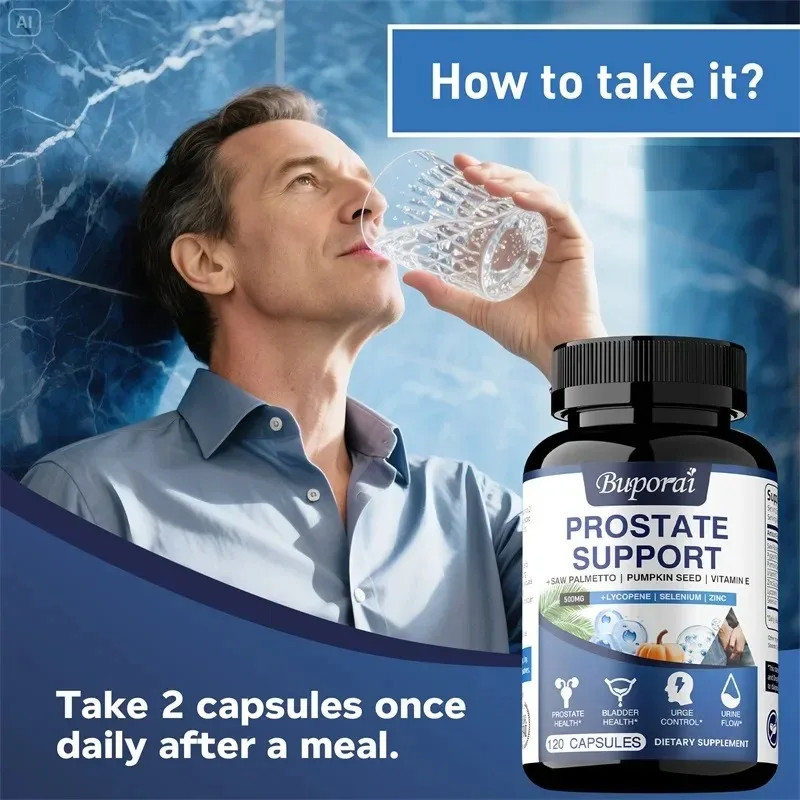 Prostate Support 120pcs – Relieve Frequent Urination, Bladder and Urinary Health