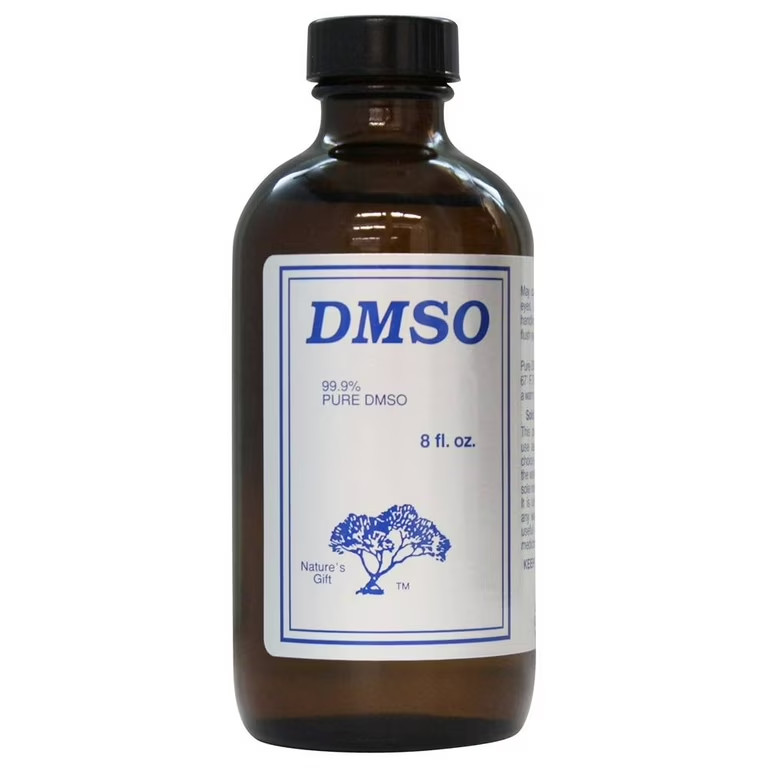 Nature’s Gift DMSO – 99% Pure Liquid Low Odor Glass Bottle 8 fl. oz.