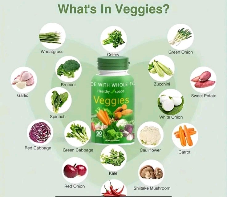 Fruits & Vegetables, Fruit & Veggies Whole Food Supplement, 540 Capsules Total