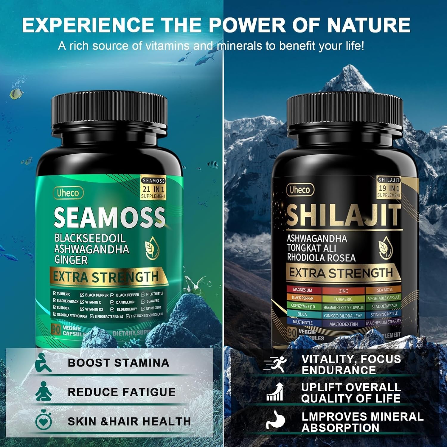 Ultimate Mineral & Vitality Power Bundle: The 19-in-1 & 21-in-1 Comprehensive…