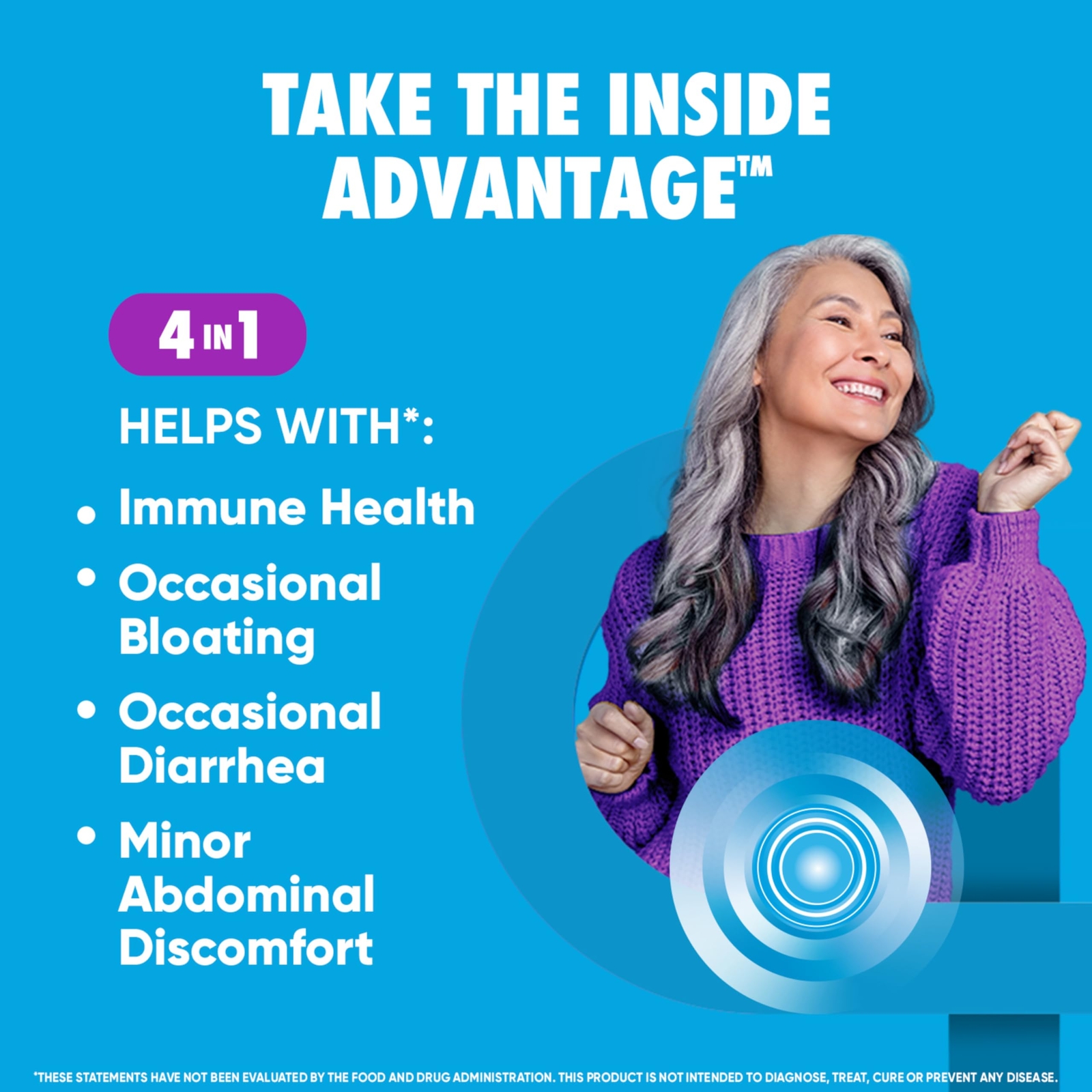 Digestive Advantage Daily Probiotics 30 Count Immune and Digestive Support Ca…