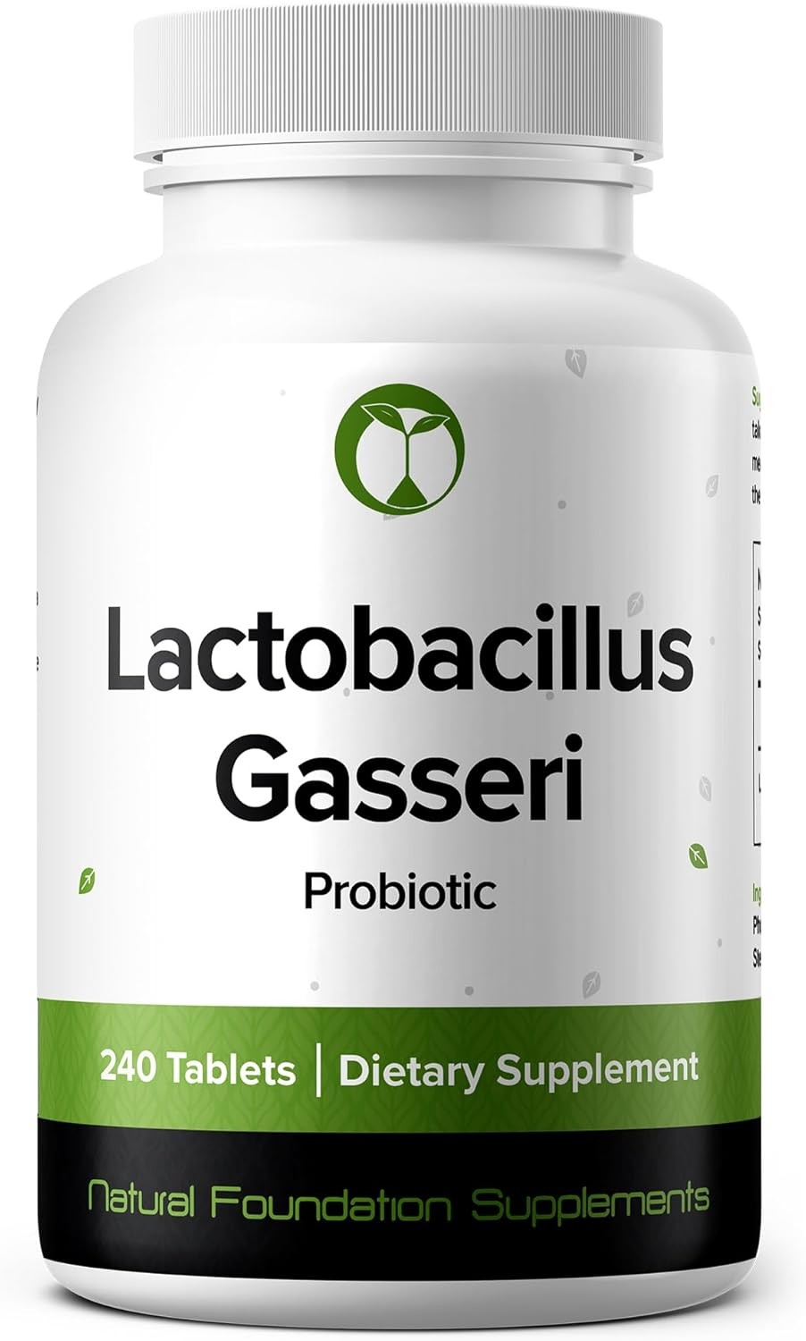 Natural Foundation Supplements Lactobacillus Gasseri Probiotic Supplement 240